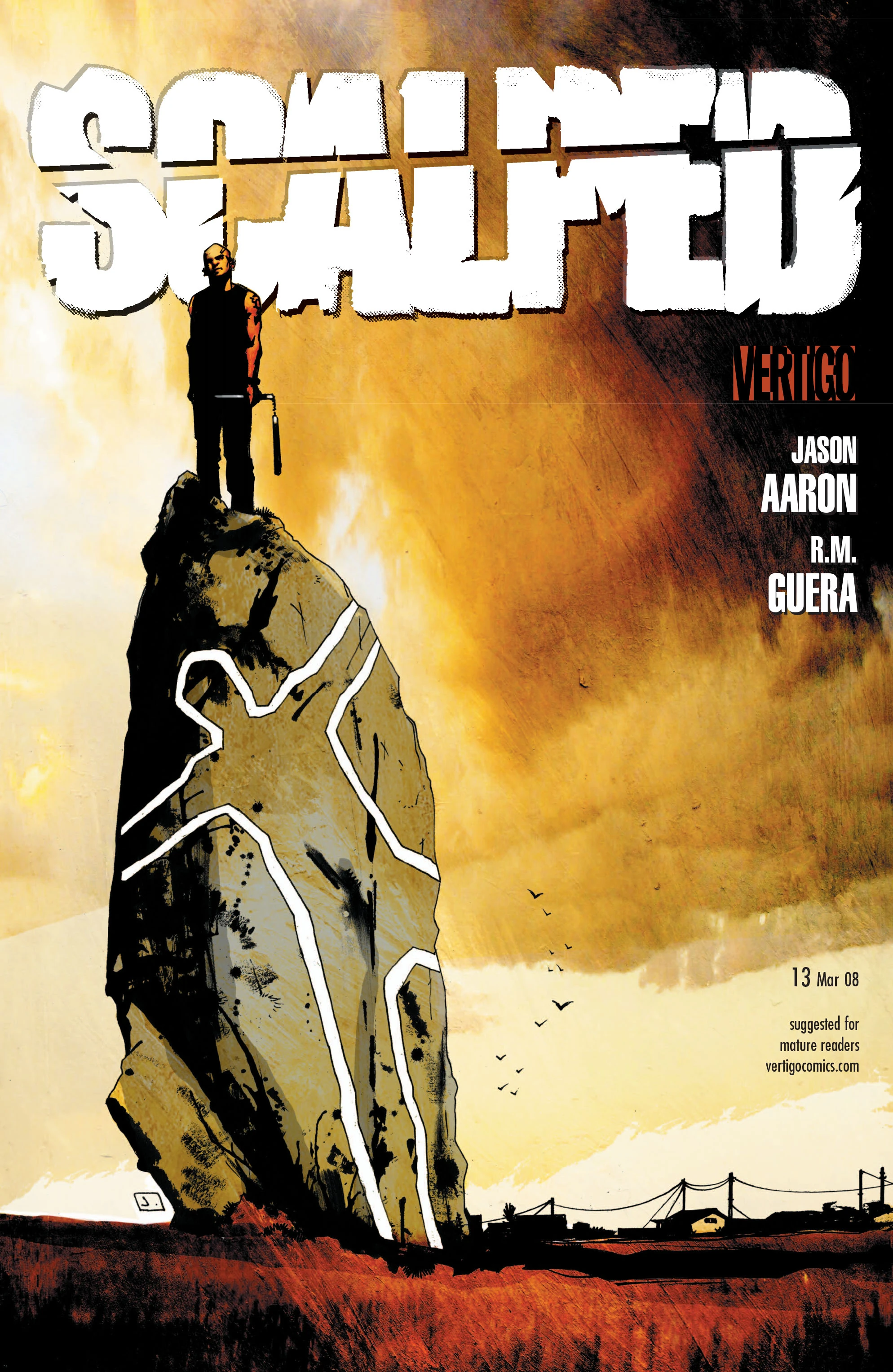 Scalped #13 (DC, 2008 — Cover A) cover